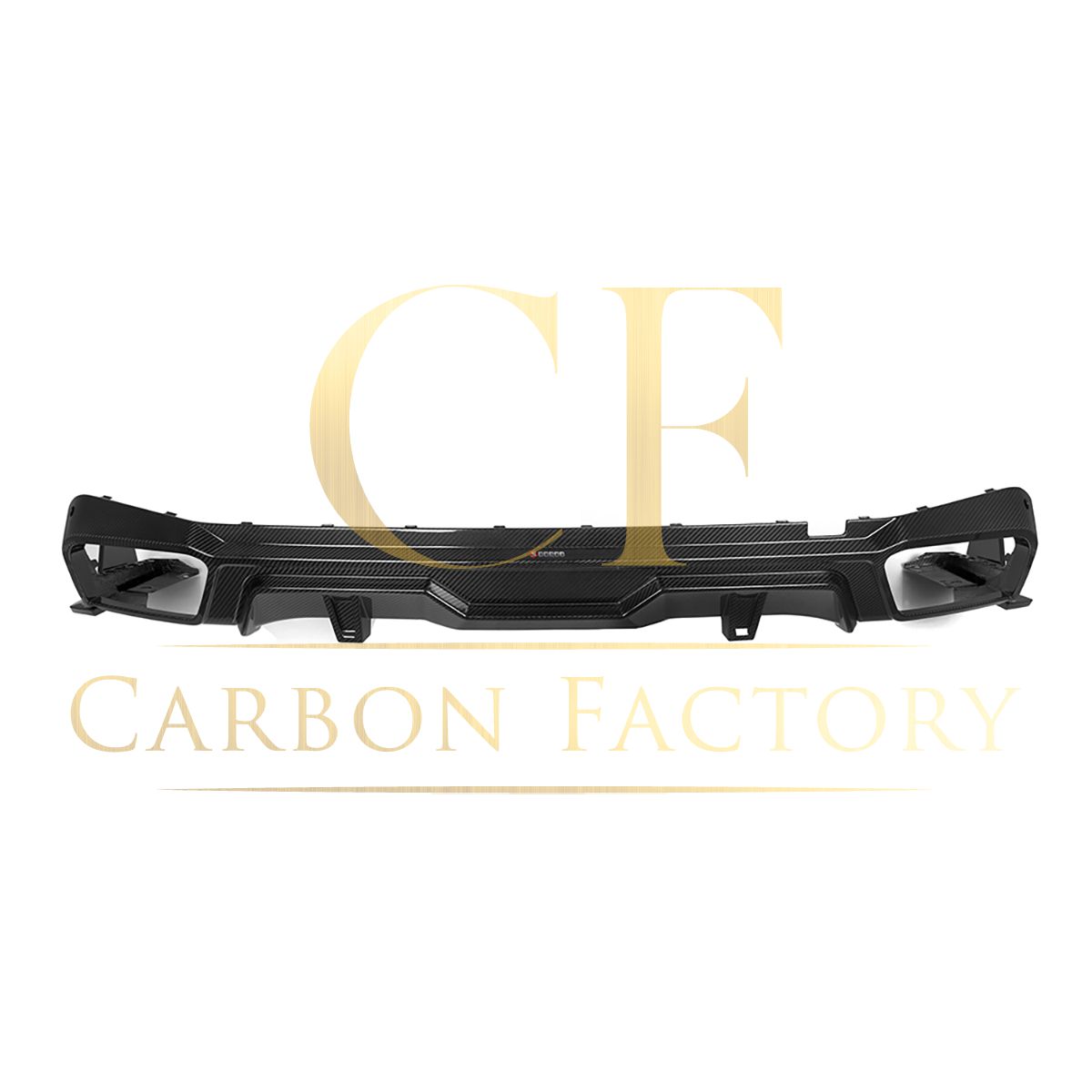 SQ Style Pre-Preg Carbon Fibre Rear Diffuser for BMW G05 X5 LCI 23-25-Carbon Factory
