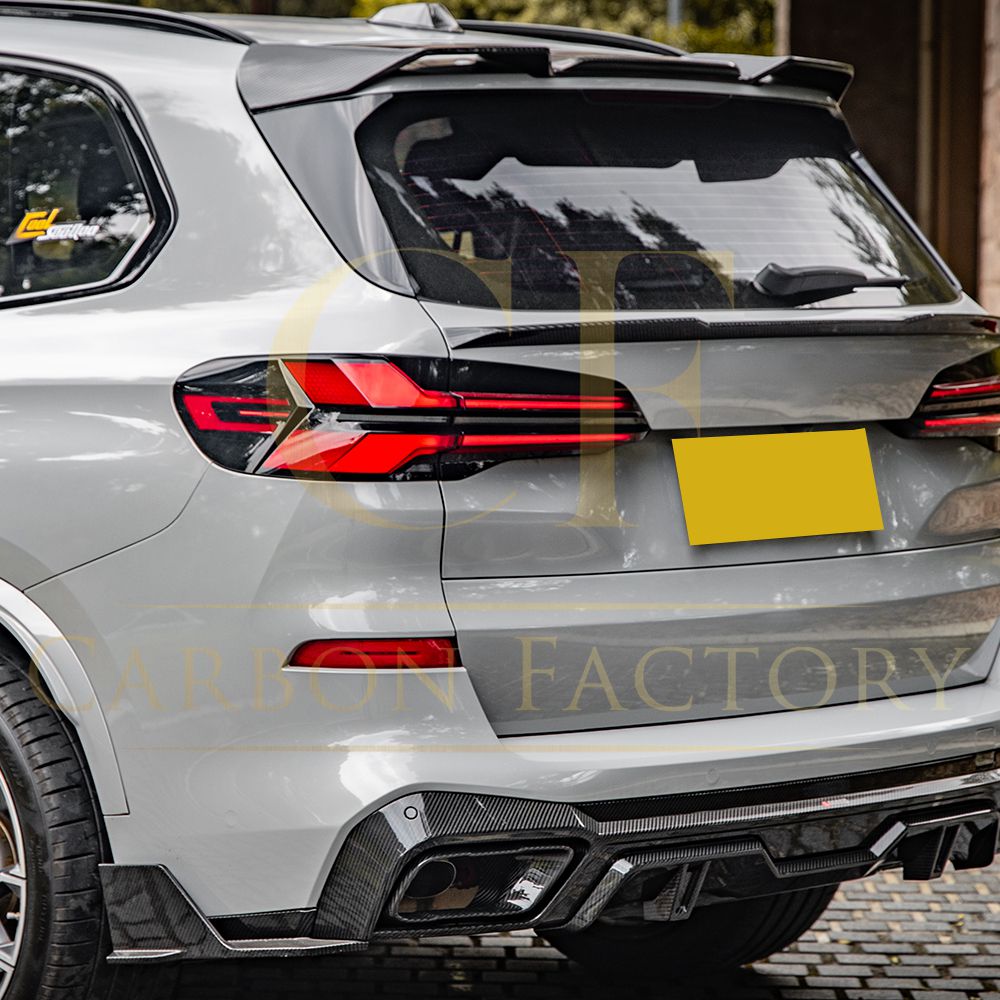 SQ Style Pre-Preg Carbon Fibre Rear Diffuser for BMW G05 X5 LCI 23-25-Carbon Factory