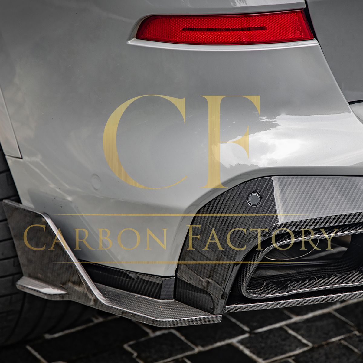 SQ Style Pre-Preg Carbon Fibre Rear Diffuser for BMW G05 X5 LCI 23-25-Carbon Factory