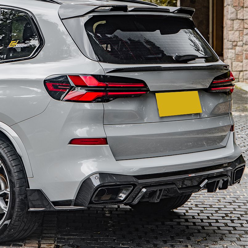SQ Style Pre-Preg Carbon Fibre Rear Diffuser for BMW G05 X5 LCI 23-25-Carbon Factory