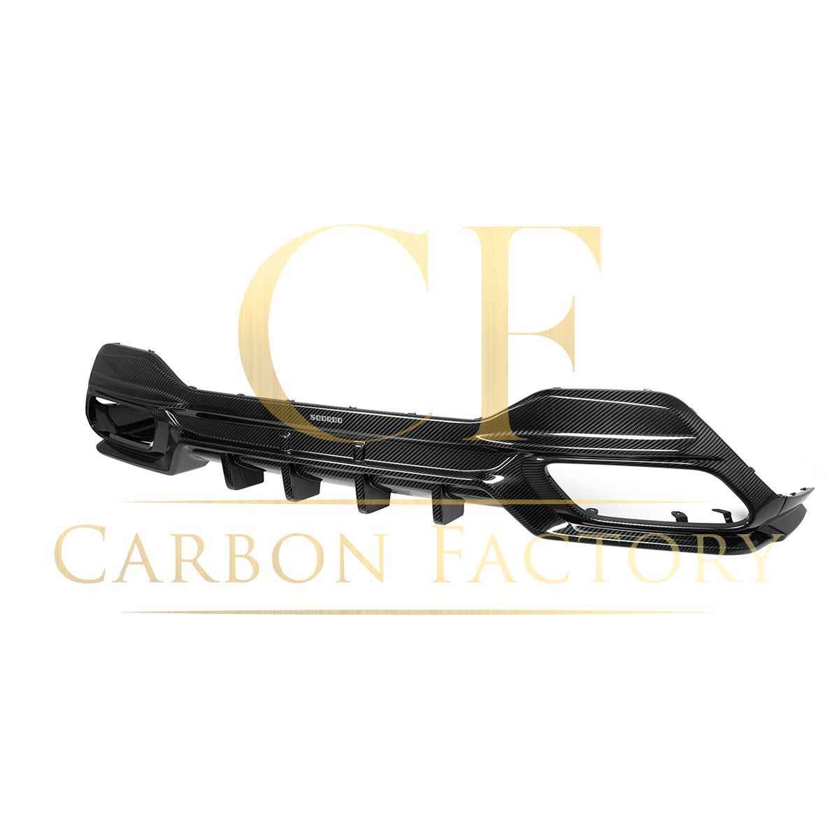 SQ Style Pre-Preg Carbon Fibre Rear Diffuser for BMW G16 8 Series 20-Present-Carbon Factory