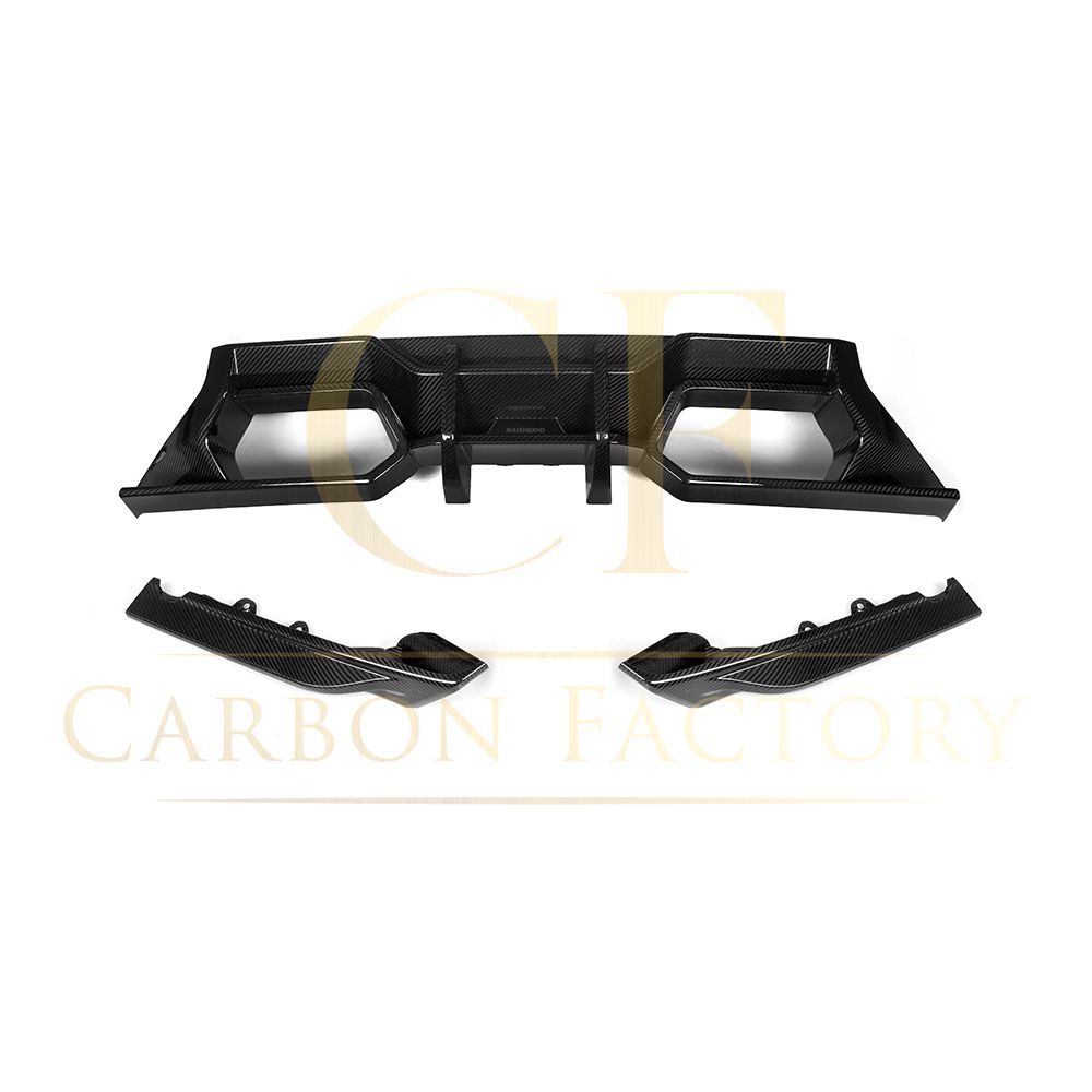 SQ Style Pre-Preg Carbon Fibre Rear Diffuser for BMW G87 M2 23-Present-Carbon Factory