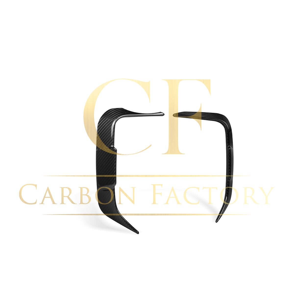 SQ Style Pre-Preg Carbon Fibre Rear Side Canards for BMW F98 X4M LCI-Carbon Factory