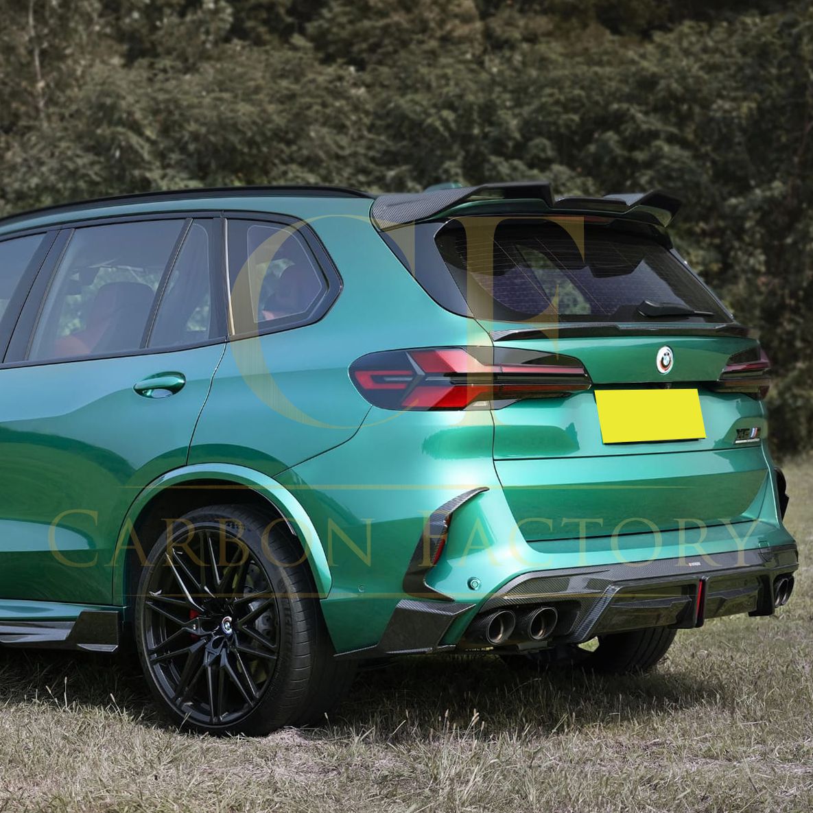 SQ Style Pre-Preg Carbon Fibre Roof Spoiler for BMW F95 X5M 20-Present-Carbon Factory