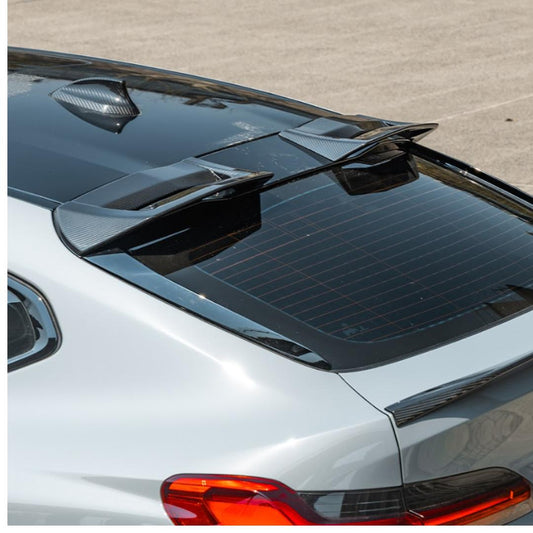 SQ Style Pre-Preg Carbon Fibre Roof Spoiler for BMW G02 X4 F98 X4M 2019-Present-Carbon Factory
