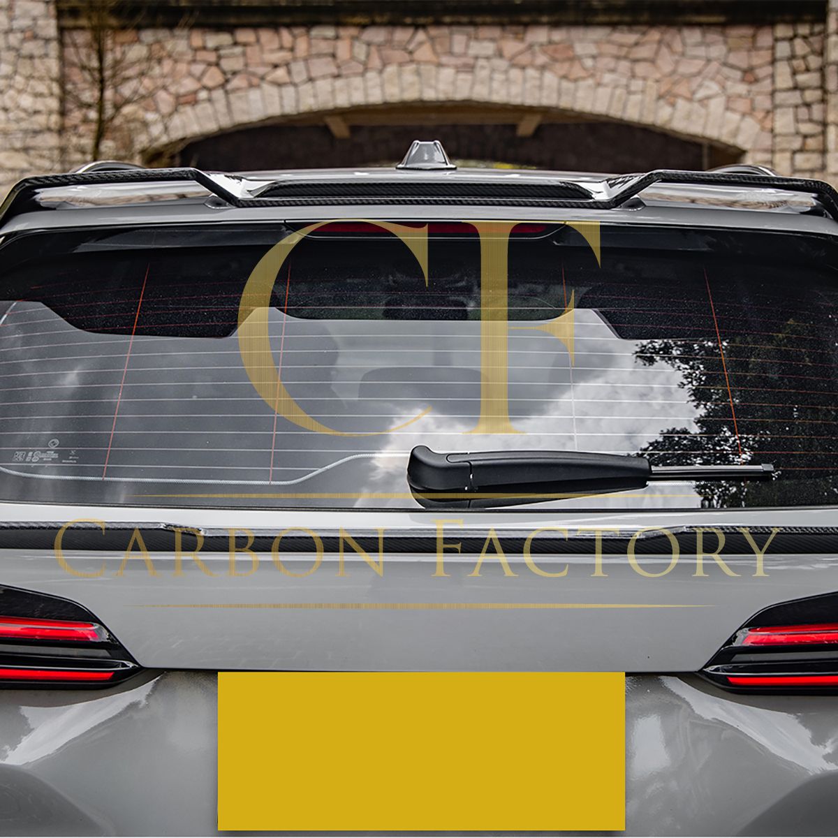 SQ Style Pre-Preg Carbon Fibre Roof Spoiler for BMW G05 X5 LCI 23-25-Carbon Factory