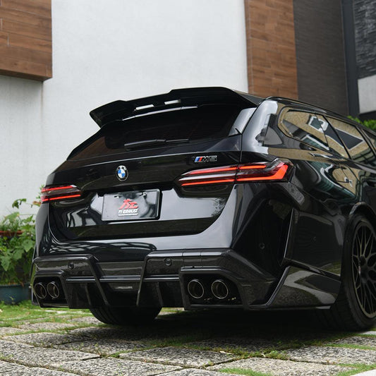 SQ Style Pre-Preg Carbon Fibre Roof Spoiler for BMW G99 M5 2025-Present-Carbon Factory