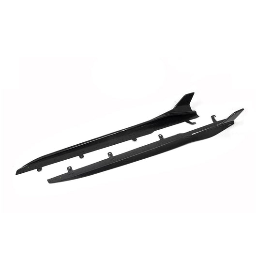 SQ Style Pre-Preg Carbon Fibre Side Skirts for BMW G16 8 Series F93 M8 20-Present-Carbon Factory