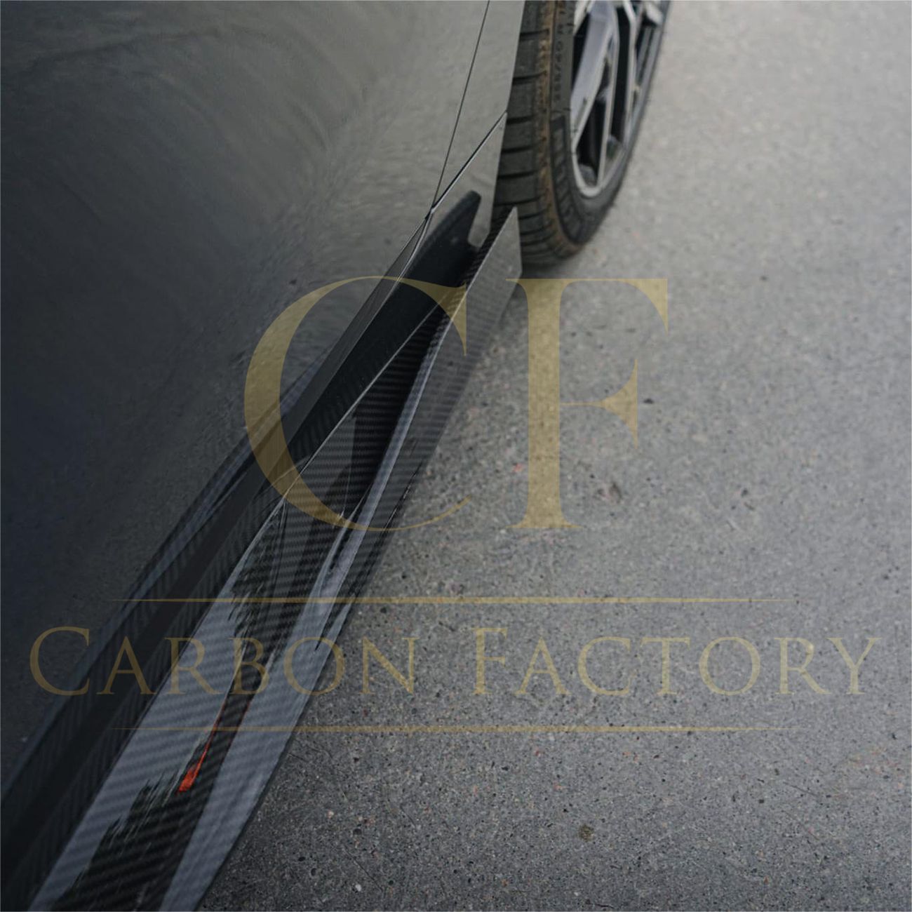 SQ Style Pre-Preg Carbon Fibre Side Skirts for BMW G26 4 Series i4 21-24-Carbon Factory
