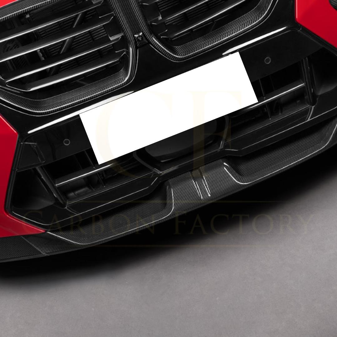 SQ Style Pre-preg Carbon Fibre Front Splitter for BMW F96 LCI X6M 24-Present-Carbon Factory