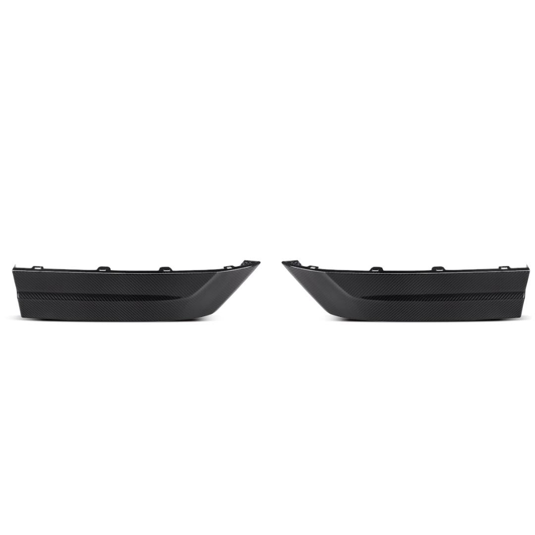 SQ Style Pre-preg Carbon Fibre Rear Bumper Trims for BMW F96 X6M 20-Present-Carbon Factory