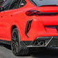 SQ Style Pre-preg Carbon Fibre Rear Side Trims for BMW F96 X6M 20-Present-Carbon Factory
