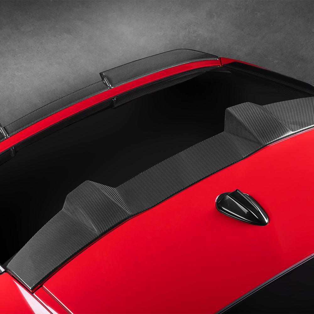 SQ Style Pre-preg Carbon Fibre Roof Spoiler for BMW G06 X6 F96 X6M 19-Present-Carbon Factory