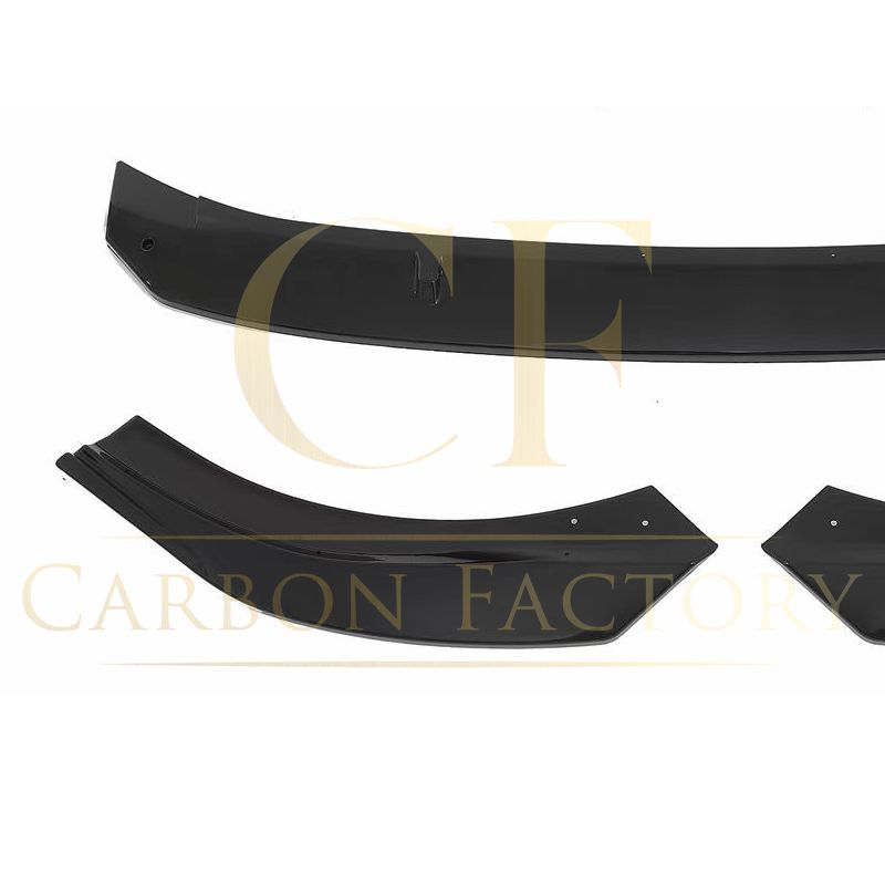 Style 1 Gloss Black Front Splitter for VW Golf MK8 21-23-Carbon Factory