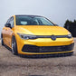 Style 2 Gloss Black Front Splitter for VW Golf MK8 21-23-Carbon Factory