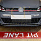 TCR Style Gloss Black Front Splitter for VW Golf MK7.5 GTI 17-20-Carbon Factory