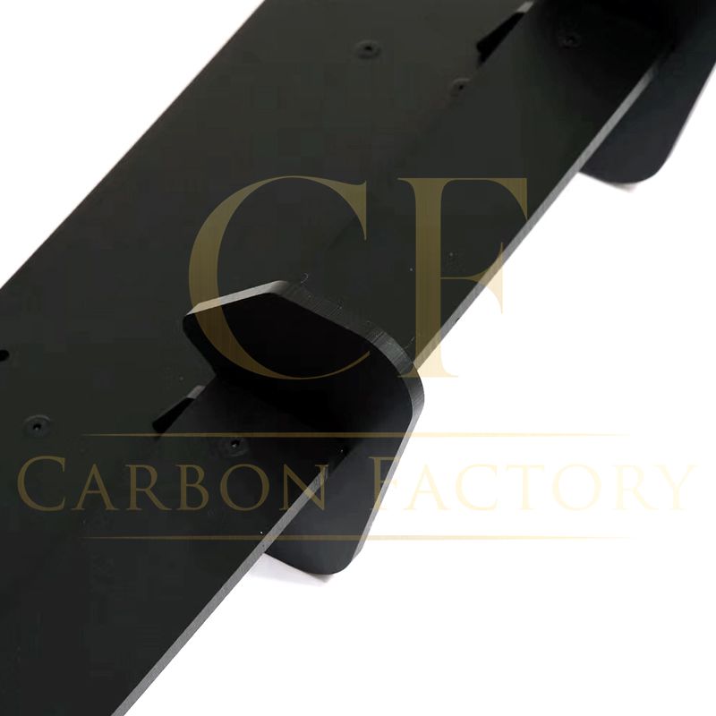 TR Style Gloss Black Rear Diffuser Trims for VW Golf MK7.5 R 17-20-Carbon Factory