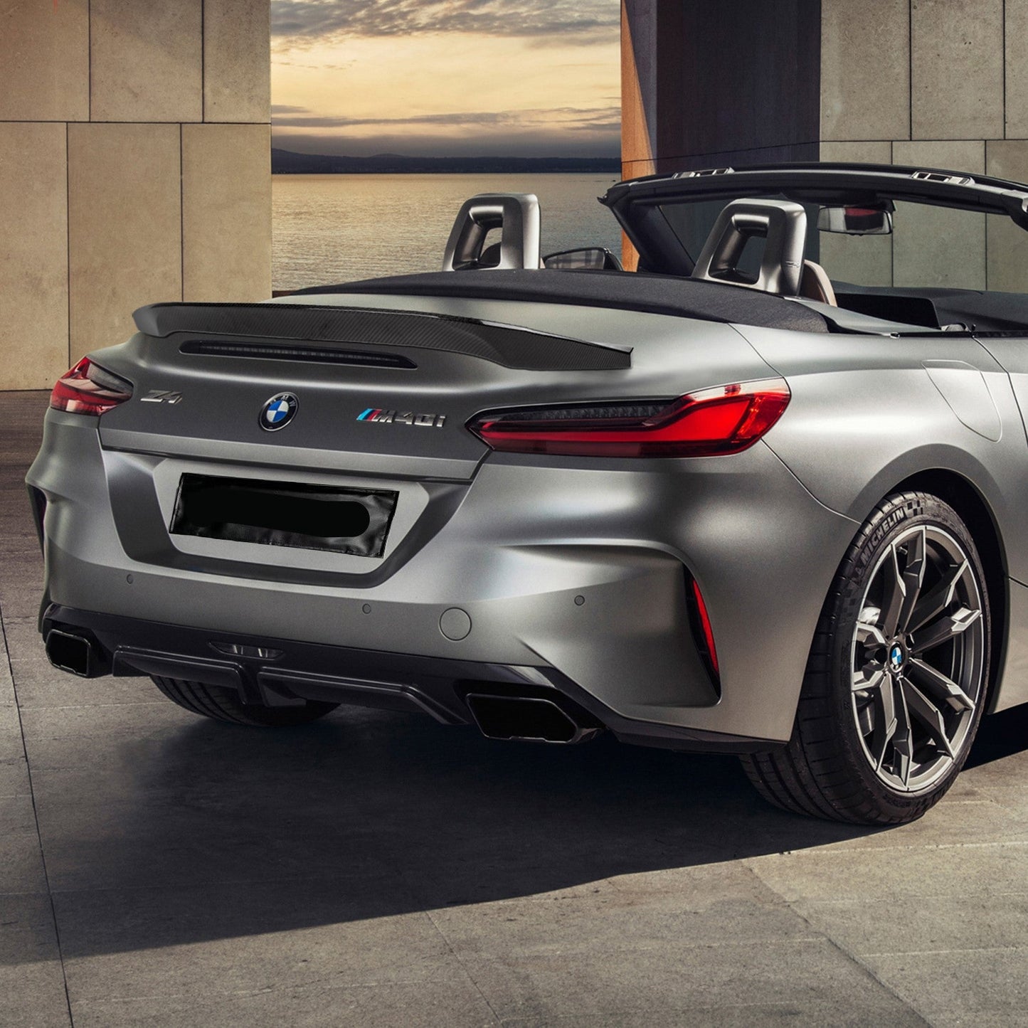 TRD Style Pre-Preg Carbon Fibre Boot Spoiler for BMW G29 Z4 20-25-Carbon Factory