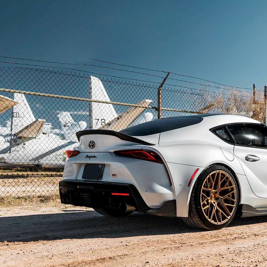 TRD Style Pre-Preg Carbon Fibre Rear Spoiler for Toyota A90 Supra 19-Present-Carbon Factory