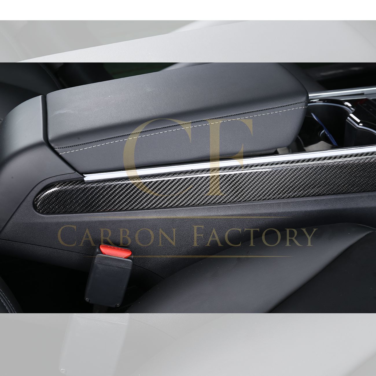 Tesla Model 3 & Model Y Pre-preg Carbon Fibre Centre Console Side Trims 17-23-Carbon Factory