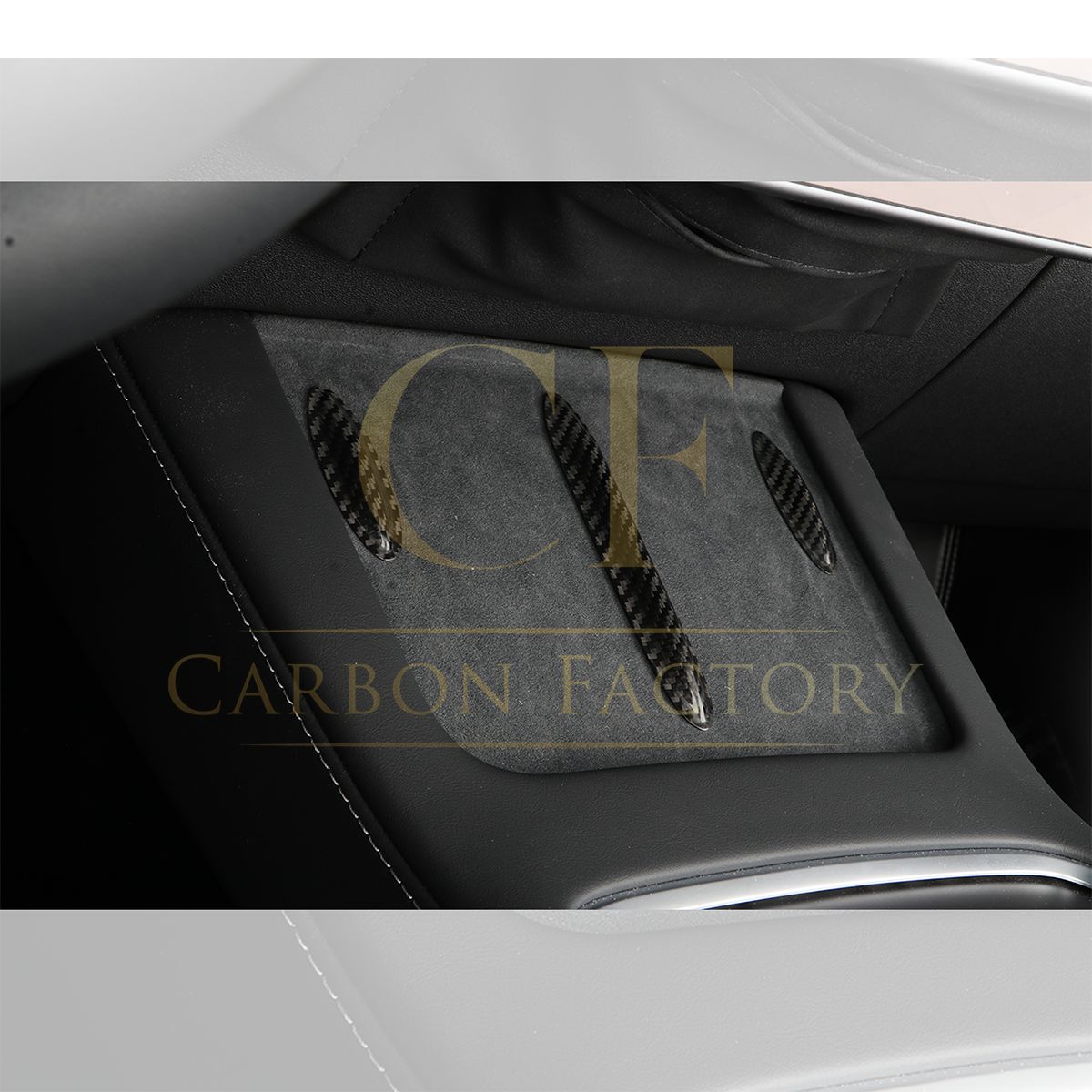Tesla Model 3 & Model Y Pre-preg Carbon Fibre Charging Tray Trims 17-23-Carbon Factory