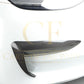 Tesla Model 3 Pre-preg Carbon Fibre Front Canards 2 Pieces Set 16-2023-Carbon Factory