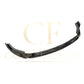 V Gloss Black Front Splitter for Mercedes Benz W205 C Class 19-21-Carbon Factory