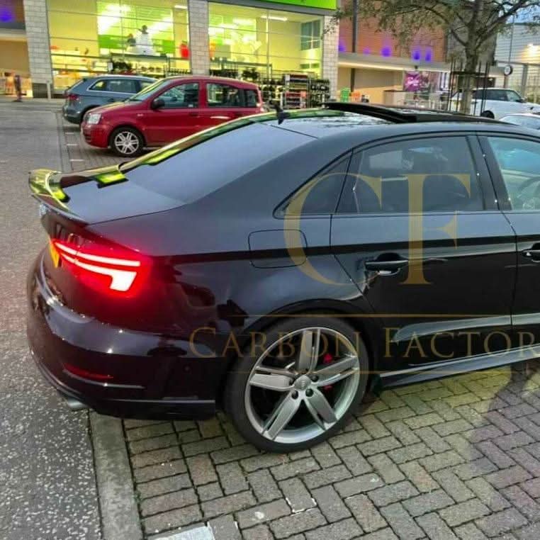 V Style Carbon Fibre Boot Spoiler for Audi A3 S3 RS3 Saloon 13-20 - Carbon Factory