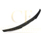 V Style Carbon Fibre Boot Spoiler for Audi A3 S3 RS3 Saloon 20-24-Carbon Factory