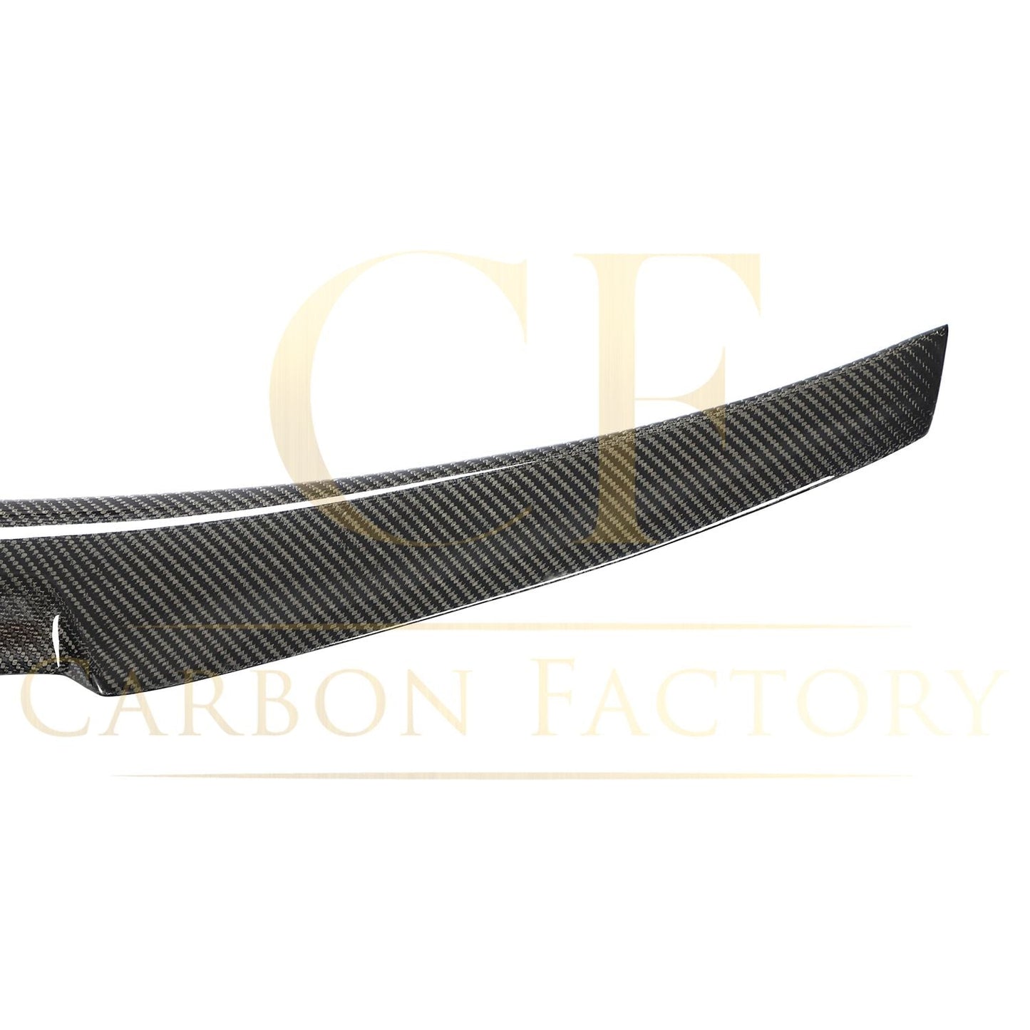 V Style Carbon Fibre Boot Spoiler for Audi A3 S3 RS3 Saloon 20-24-Carbon Factory