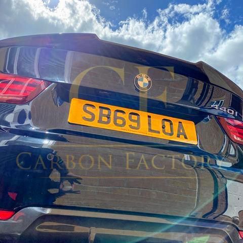 V Style Carbon Fibre Boot Spoiler for BMW 4 Series F32 Coupe 14-20-Carbon Factory