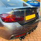V Style Carbon Fibre Boot Spoiler for BMW 4 Series F36 Gran Coupe 14-20-Carbon Factory