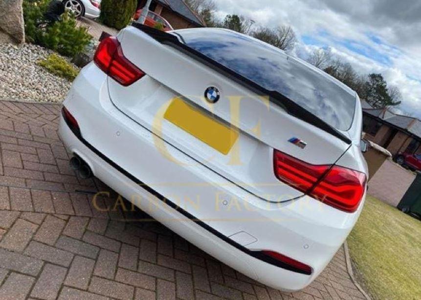 V Style Carbon Fibre Boot Spoiler for BMW 4 Series F36 Gran Coupe 14-20-Carbon Factory