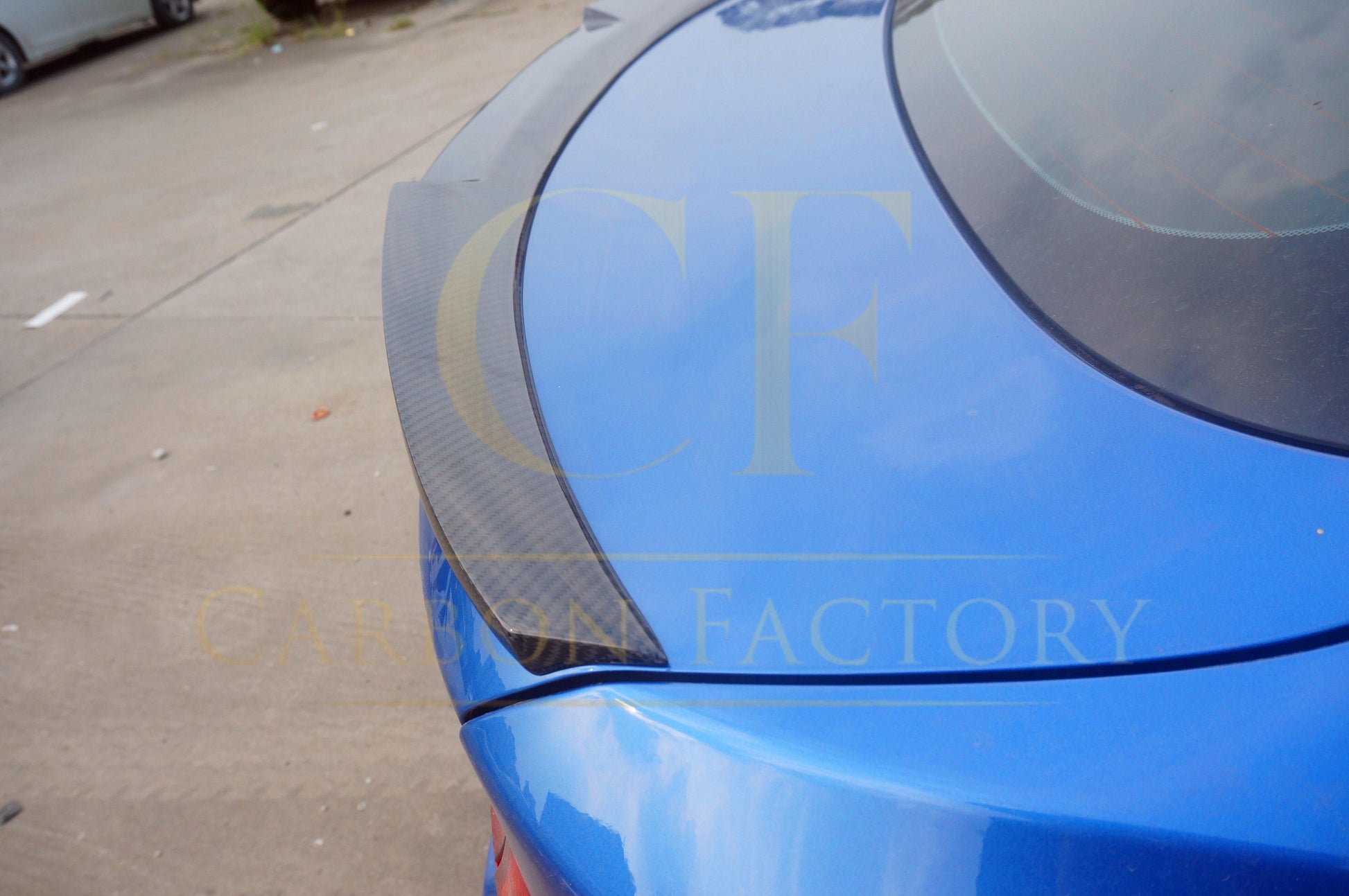 V Style Carbon Fibre Boot Spoiler for BMW 4 Series F36 Gran Coupe 14-20-Carbon Factory