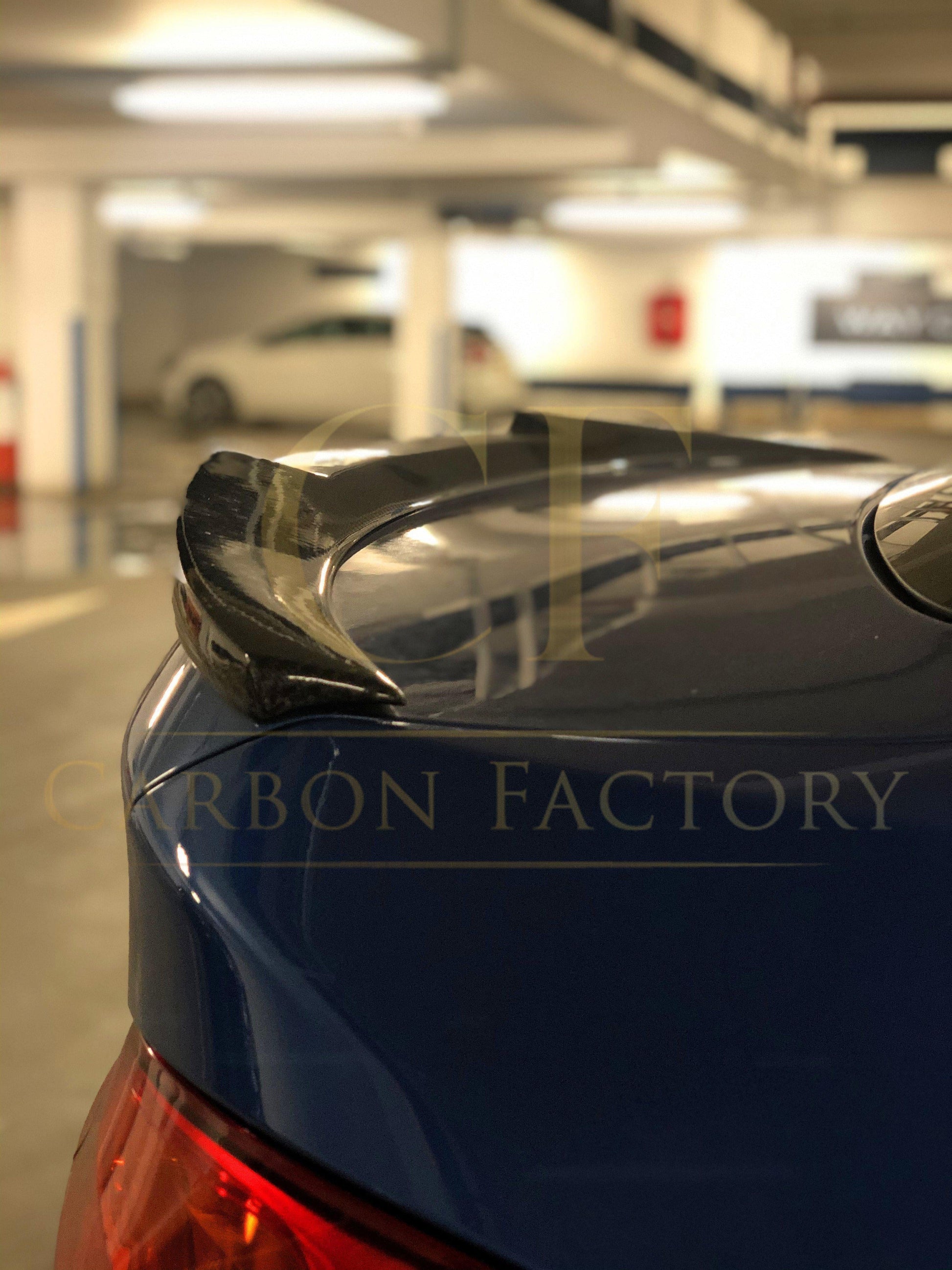 V Style Carbon Fibre Boot Spoiler for BMW 4 Series F36 Gran Coupe 14-20-Carbon Factory