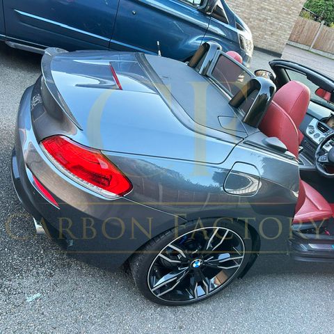 V Style Carbon Fibre Boot Spoiler for BMW E89 Z4 09-15-Carbon Factory
