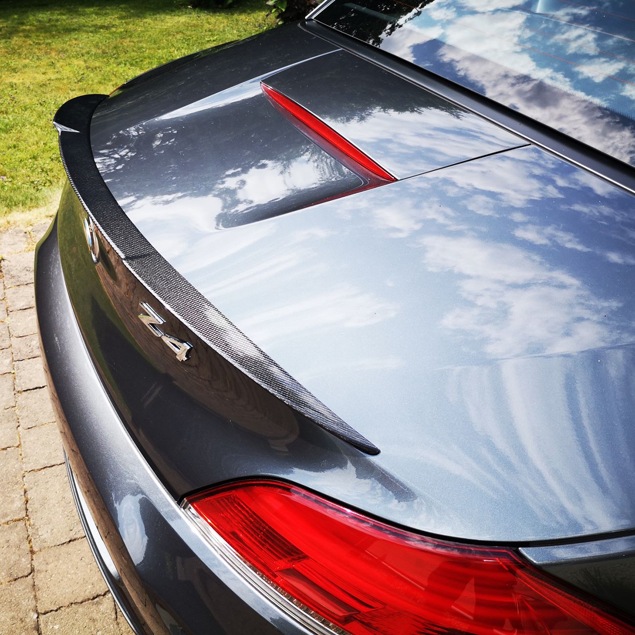 V Style Carbon Fibre Boot Spoiler for BMW E89 Z4 09-15-Carbon Factory