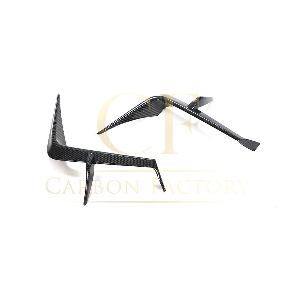 V Style Carbon Fibre Front Bumper Canards for Toyota GR86 22-Present-Carbon Factory
