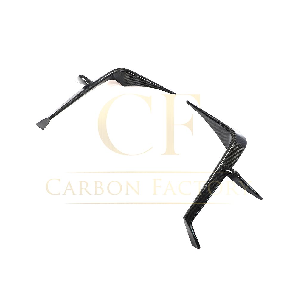 V Style Carbon Fibre Front Bumper Canards for Toyota GR86 22-Present-Carbon Factory