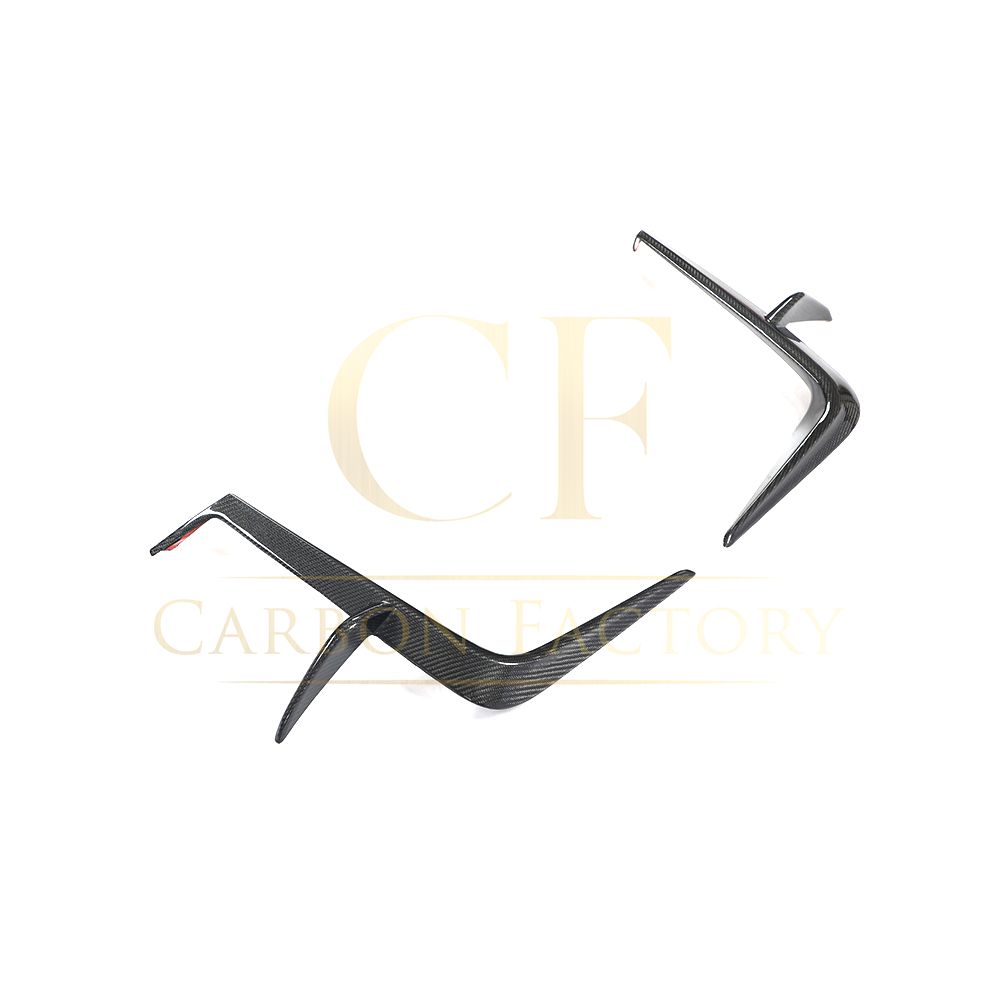 V Style Carbon Fibre Front Bumper Canards for Toyota GR86 22-Present-Carbon Factory