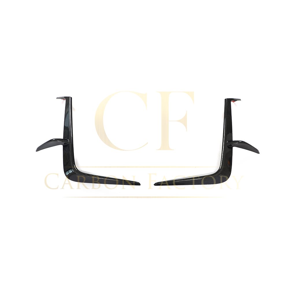 V Style Carbon Fibre Front Bumper Canards for Toyota GR86 22-Present-Carbon Factory