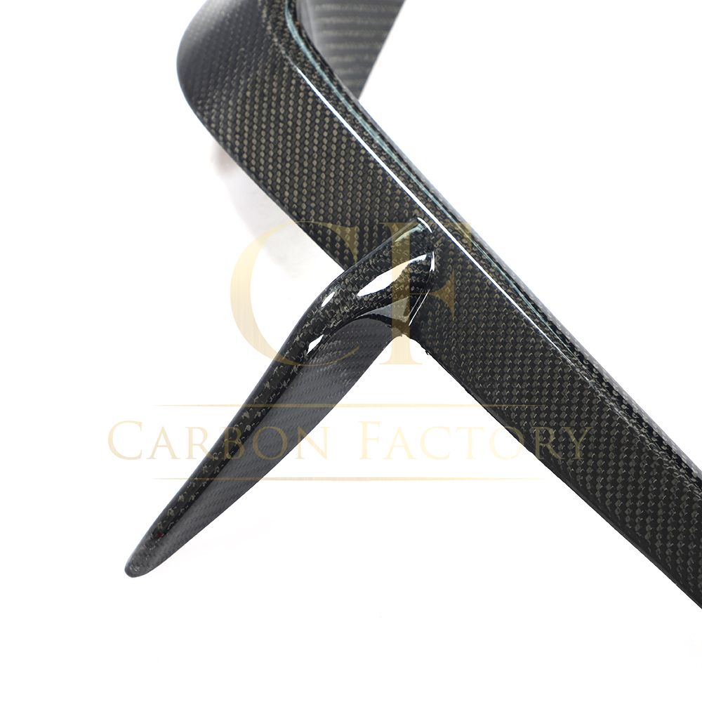 V Style Carbon Fibre Front Bumper Canards for Toyota GR86 22-Present-Carbon Factory