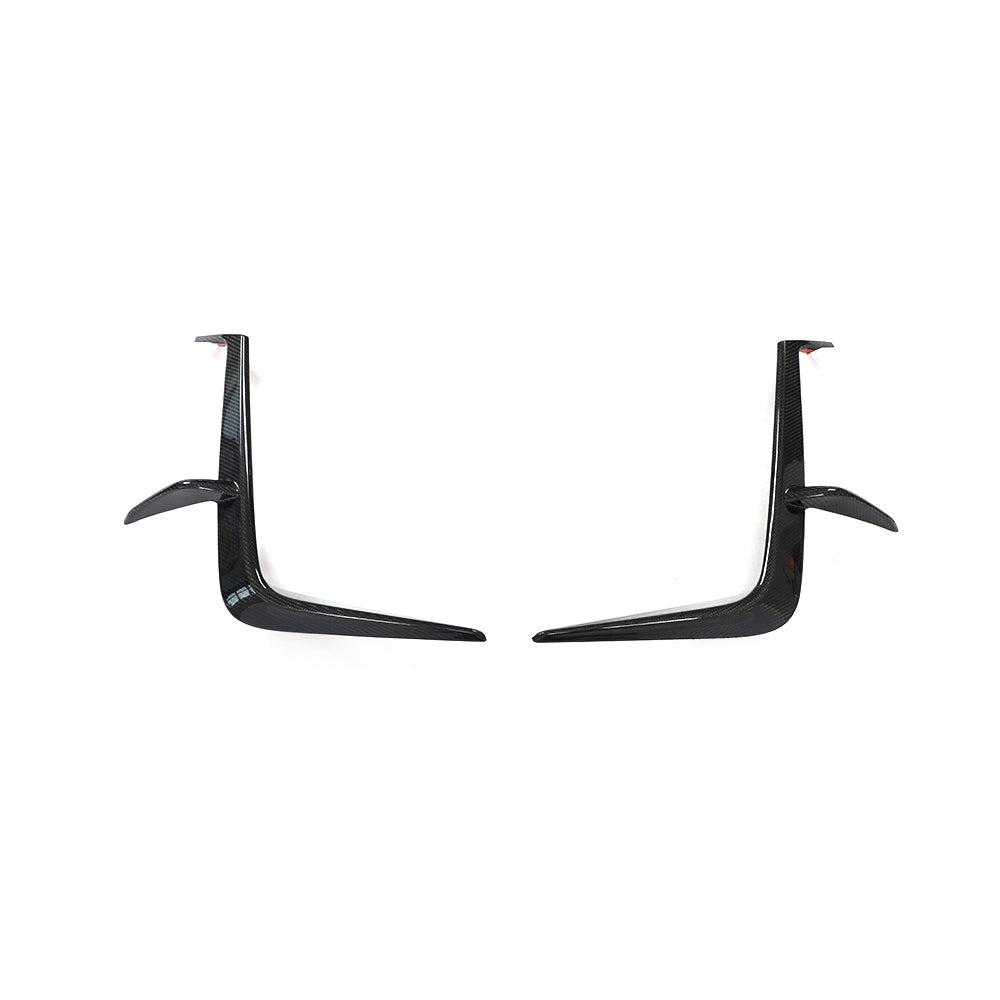 V Style Carbon Fibre Front Bumper Canards for Toyota GR86 22-Present-Carbon Factory
