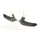 V Style Carbon Fibre Front Bumper Covers for BMW G30 5 Series M Sport 17-20-Carbon Factory