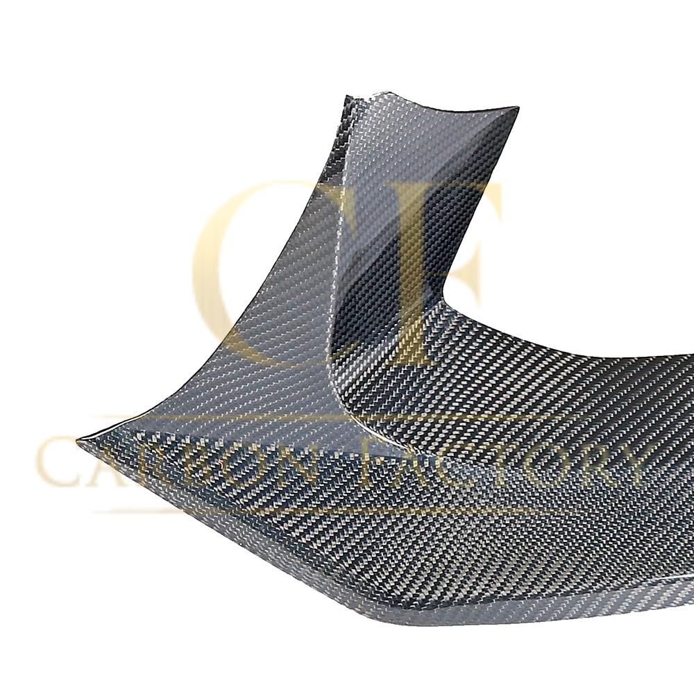 V Style Carbon Fibre Front Bumper Covers for BMW G30 5 Series M Sport 17-20-Carbon Factory