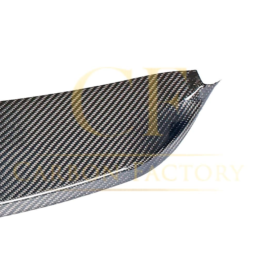 V Style Carbon Fibre Front Bumper Covers for BMW G30 5 Series M Sport 17-20-Carbon Factory