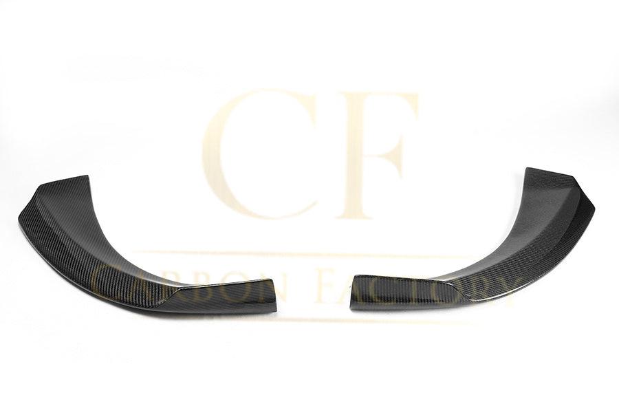 V Style Carbon Fibre Front Bumper Side Extensions for Mercedes W117 CLA 13-19-Carbon Factory