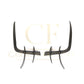 V Style Carbon Fibre Front Bumper Trims for Audi B9 A5 S Line & S5 17-19-Carbon Factory