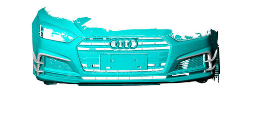 V Style Carbon Fibre Front Bumper Trims for Audi B9 A5 S Line & S5 17-19-Carbon Factory