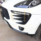 V Style Carbon Fibre Front Canards for Porsche Macan 14-17-Carbon Factory